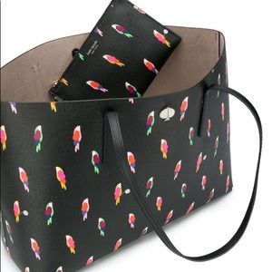 BNEW Kate Spade Molly Flock Party Tote with pouch